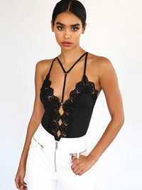 LACE BODYSUIT KYNZEE black