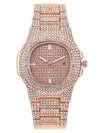 WRISTWATCH FURN pink and gold