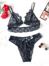 LACE UNDERWEAR SET IZABEL black