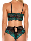 UNDERWEAR SET EVADNE green