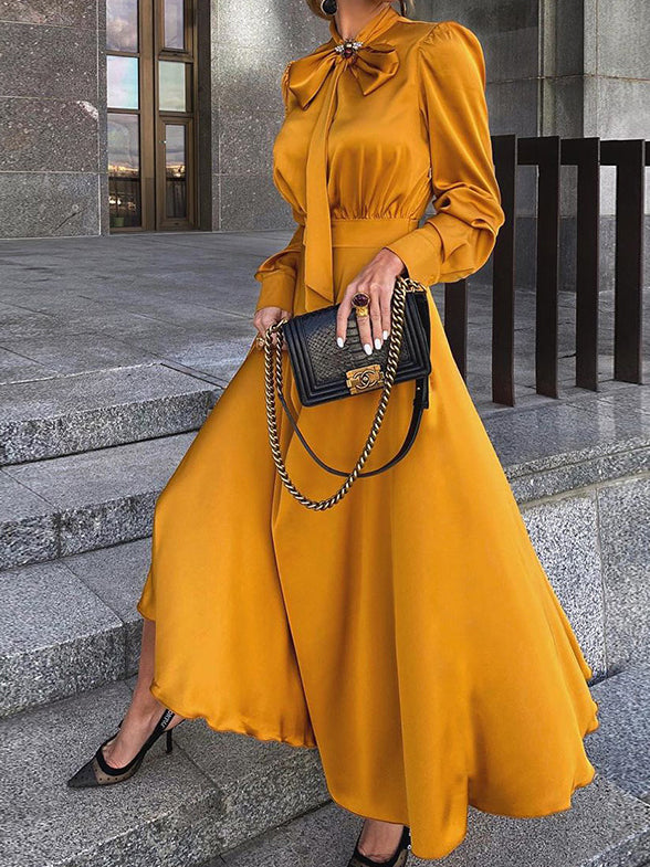 ELEGANT DRESS DIELLA yellow