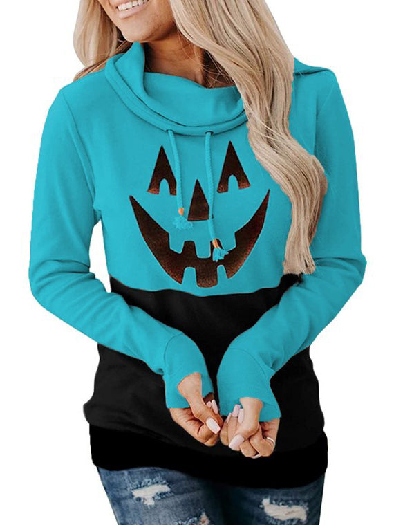 HALLOWEEN HOODY ITCEL sinine ja must