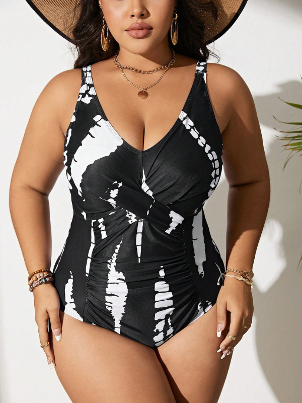 Monokini marissa mustvalge