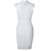 MIDI DRESS KEILANI white