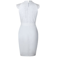 MIDI DRESS KEILANI white