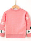 LASTE PULLOVER CANDY roosa