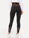 LACE LEGGINGS SANCIA black