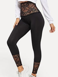 LACE LEGGINGS SANCIA black