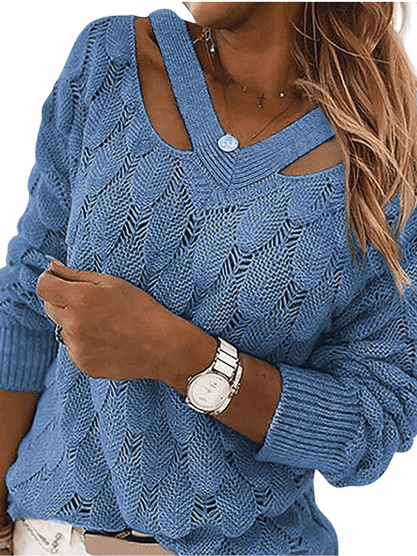 PULLOVER MARGARETE sinine