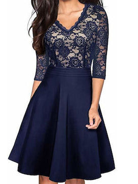 ELEGANTNE KLEIT JUSTAH sinine